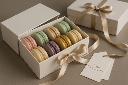 Macarons als relatiegeschenk: stijlvol, uniek en onvergetelijk
